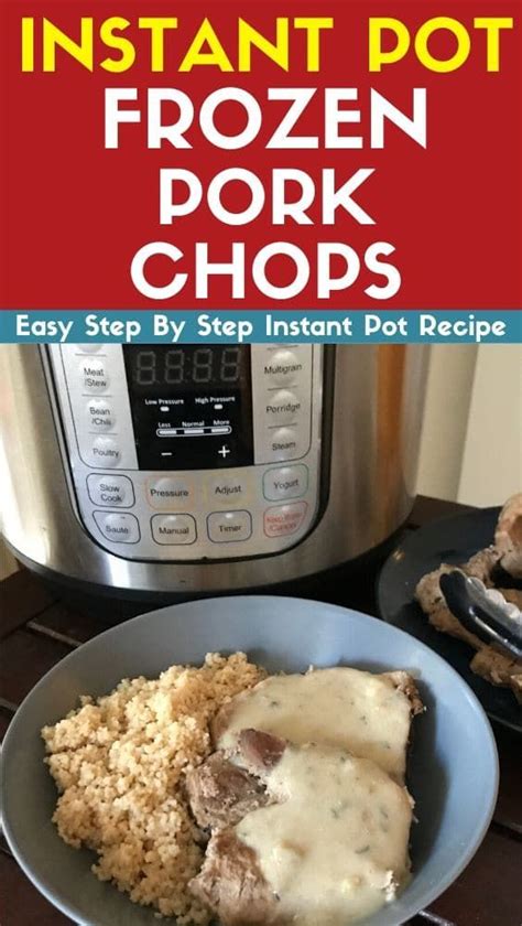 If you have pork chops leftover after cooking them in the instant pot, you can easily add them to the freezer for later. Instant Pot Frozen Pork Chops | Recipe This | Recipe in 2020 | Healthy mug recipes, Frozen pork ...