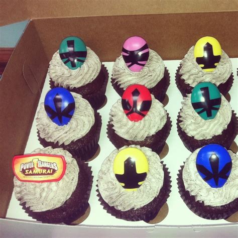 These are for my nephew,ethan, who loves super hero. Power Ranger Cupcakes! | Cupcake Ideas | Pinterest
