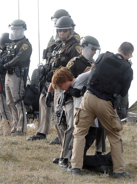Dakota Access Pipeline 141 Activists Arrested In Tense Clash With Police