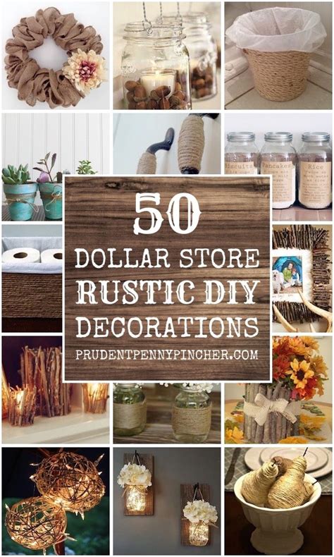 Dollar tree diy summer patio decorating ideas for 2020! 50 Rustic Dollar Store Home Decor Crafts - Home and Garden