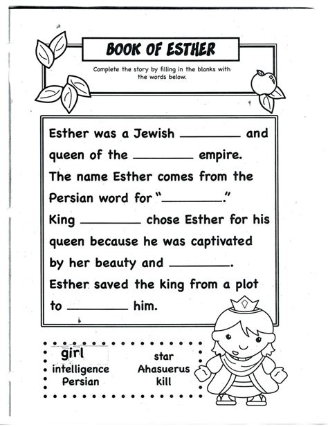 Printable Bible Worksheets For Preschoolers