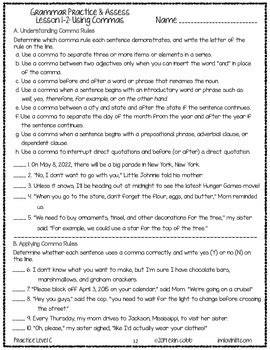 21 posts related to 7th grade english worksheets with answer key. Grammar Worksheets and Tests: Grades 7-8 NO PREP ...