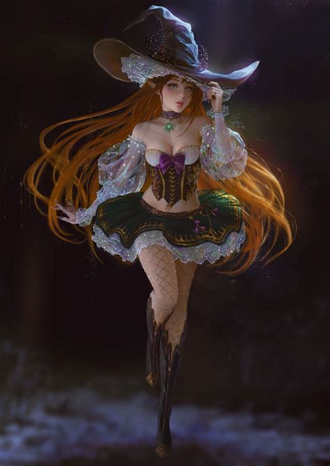 Brujas Fantasia Fantasy Witch Fantasy Witch Cat Girl Character