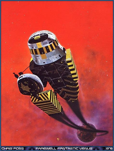Astrona Chris Foss Illustrations And Sci Fi Art Space And Astronomical Art Journal 70s Sci