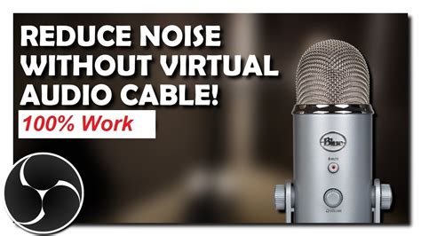How To Remove Background Static Noise From Microphone Youtube