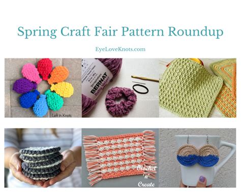 Spring Craft Fair Crochet Pattern Round Up Goody Hair Ties Crochet