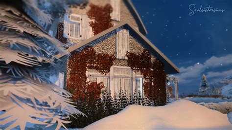 Soulsistersims Winter Cottage 🏡features Brindleton Bay