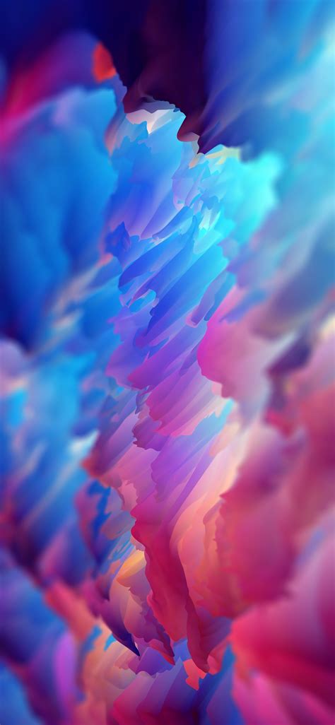 Download Wallpaper 1125x2436 Surface Colorful Abstract Bright