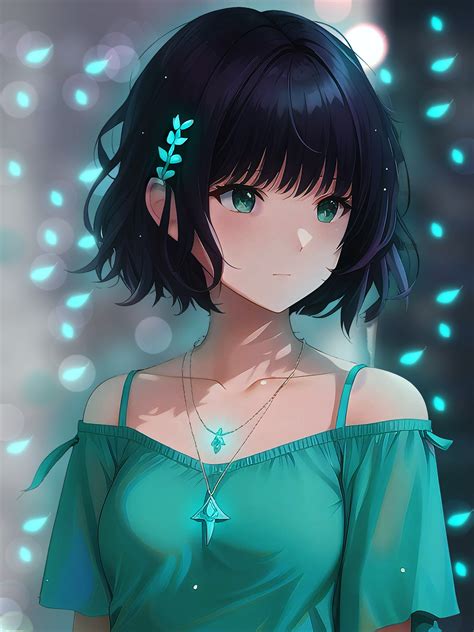 Anime Girls Portrait Display Necklace Ai Art 1440x1920 Wallpaper