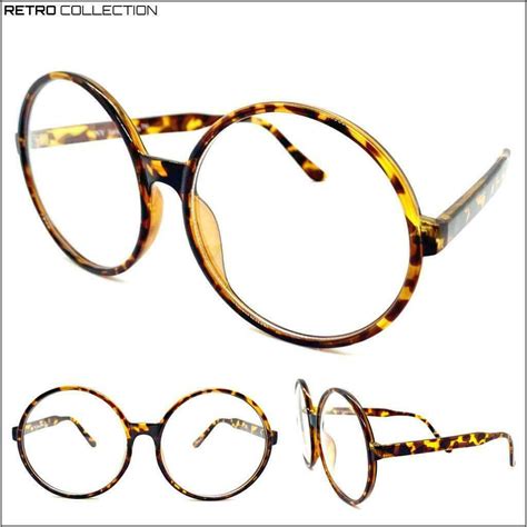Übergröße Übertriebener Retro Klarglas Brillen Jumbo Riesig XL Big