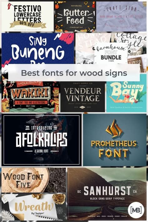 35 Best Fonts For Wood Signs In 2021 Best Free And Premium Fonts