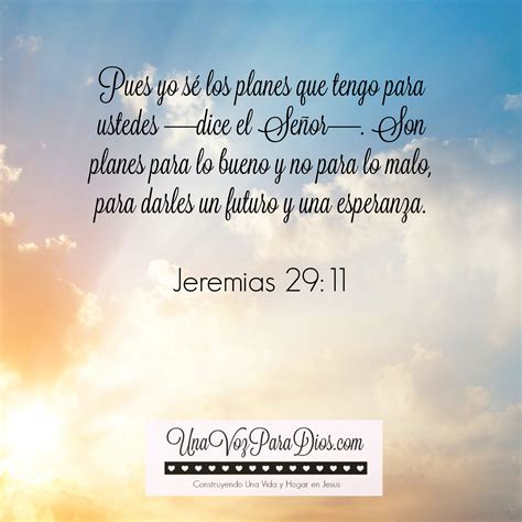Verso De Jeremías 2911 Una Voz Para Dios