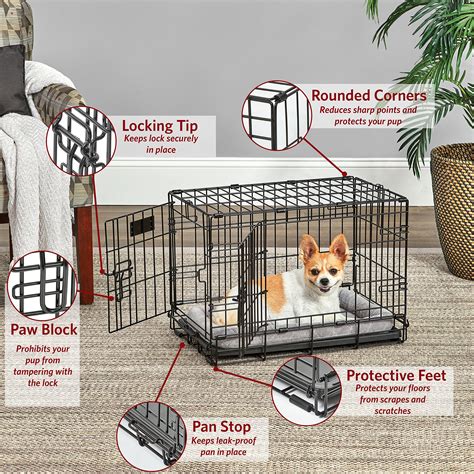 Buy Dog Crate Midwest Life Stages Xs Double Door Folding Metal Dog