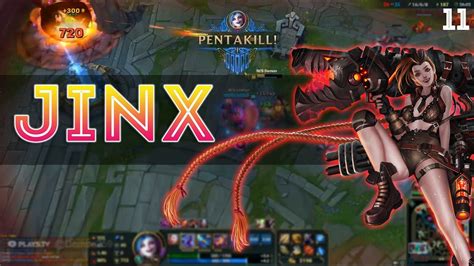 Jinx Montage 11 Jinx 1v5 Pentakill League Of Legends Youtube