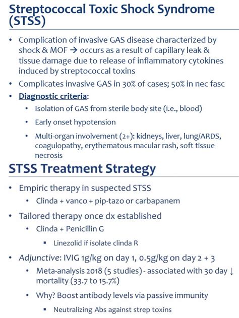 Streptococcal Toxic Shock Syndrome Stss Complication Grepmed