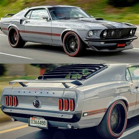 1969 Mach 1 With Nice Looking Color Design Muscle Cars Mustang