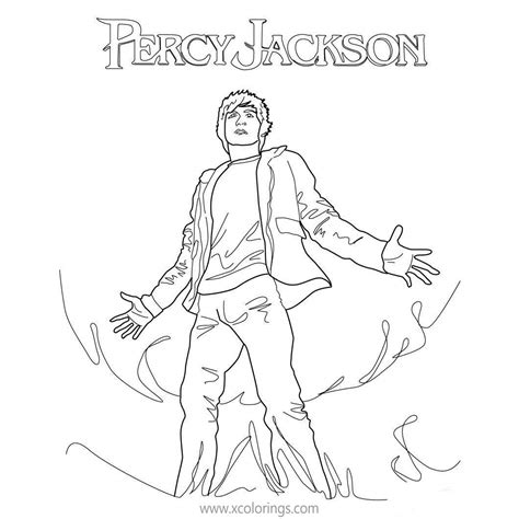 Percy Jackson Coloring Sheet