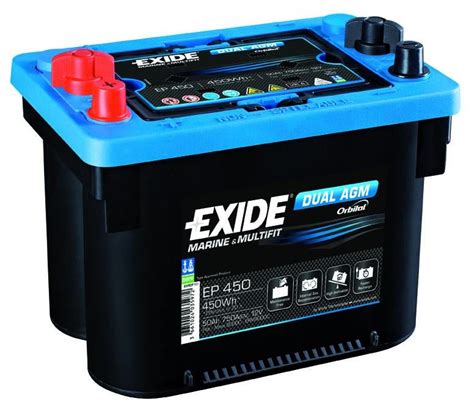 Exide Leisure Battery Dual Agm Ep450 Low Cost Batteries Online