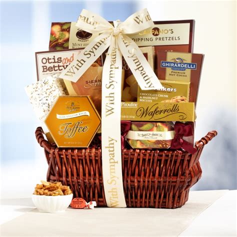 Standard shipping for a condolences gift. With Deepest Sympathy Gift Basket - Gift Baskets & Food