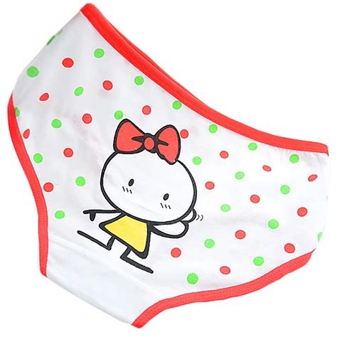 buy women teenager girls lovely cartoon dots pattern cotton brief panties