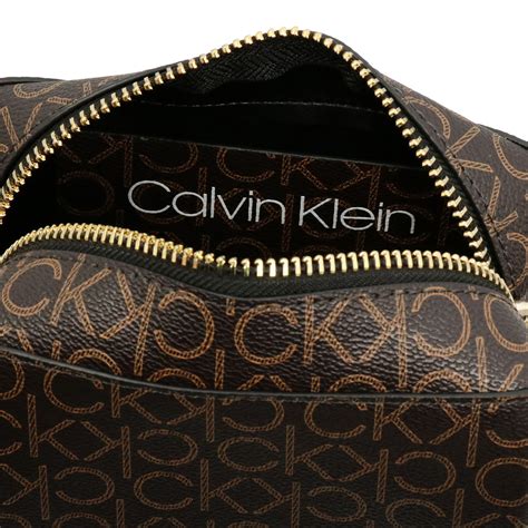 Calvin Klein Outlet Crossbody Bags For Woman Brown Calvin Klein