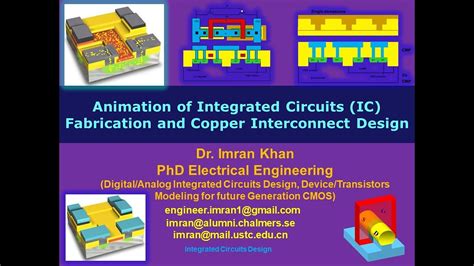 Animation Of Integrated Circuits Ic Fabrication And Copper