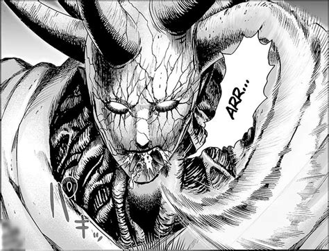 A Black And White Drawing Of A Demon With Horns On Its Head Looking Down