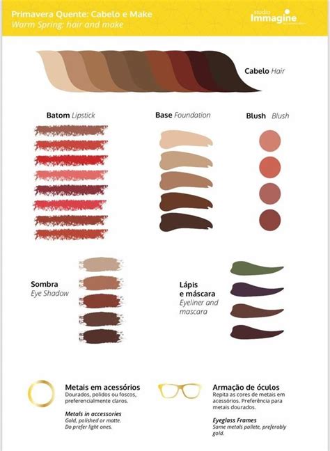 Desta vez vamos falar sobre outono suave. Primavera Quente em 2020 | Outono suave, Paleta de cores ...