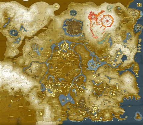 La Mappa Completa Di The Legend Of Zelda Breath Of The Wild