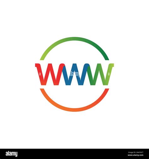 World Wide Web Logo Vector Design Icon Symbol Sign Illustrations