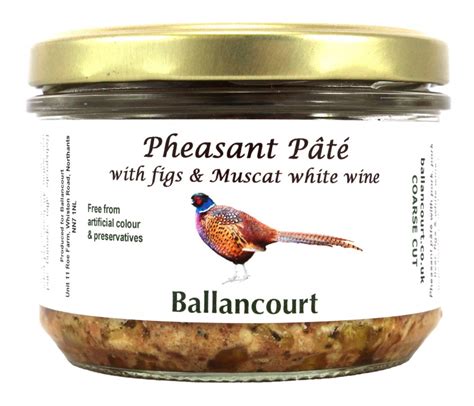 Pheasant Pâté With Figs And Muscat White Wine Ballancourt Fine Foods