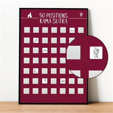 Scratch Poster 50 Kamasutra Positions Etsy
