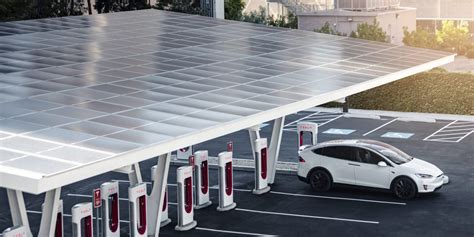 Tesla Opens New V3 Supercharger With Solar And Battery Looks Like Ev