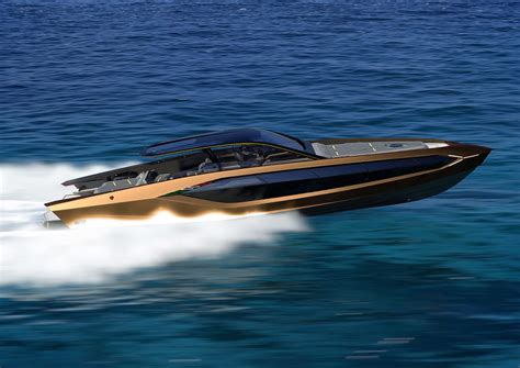 Lamborghini 63 Sports Car On The Water By Tecnomar Yachts