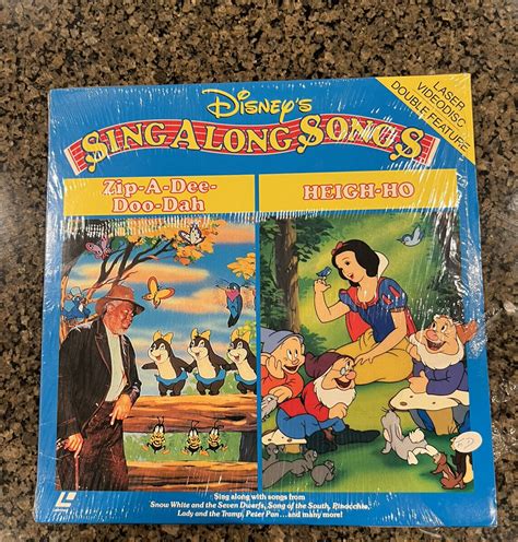 Walt Disney S Sing Along Songs Zip A Dee Doo Dah Heigh Ho Laserdisc