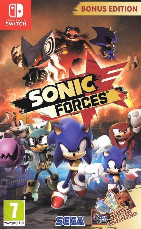 Sonic Forces Digital Bonus Edition 2017 Nintendo Switch Box Cover