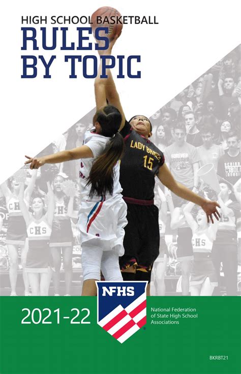 2021 22 Nfhs High School Basketball Rules By Topic By Referee Magazine