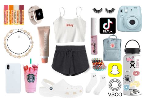 Guide To A Basic Vsco Girl Outfit Shoplook Girl Outfits Cute Swag