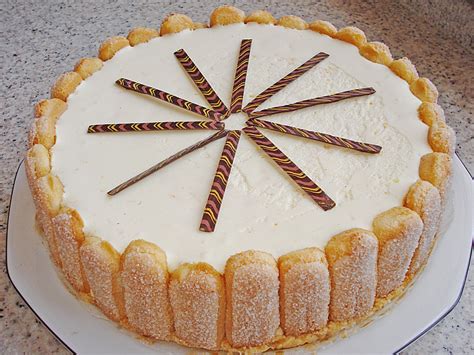 Über 122 bewertungen und für vorzüglich befunden. Philadelphia Torte mit Mandarinen und Löffelbiskuits von ...