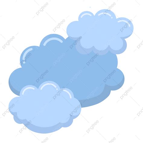 Cartoon Cloud Png Picture Cartoon Cloud Blue Cloud Fluffy Cloud