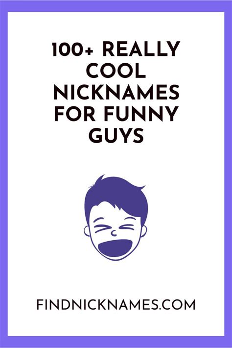 70 Really Cool Nicknames For Funny Guys — Find Nicknames Funny
