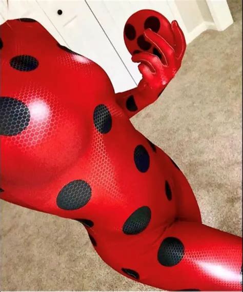 hot sale ladybug costume quality 3d print ladybug cosplay costume spandex woman ladybug zentai