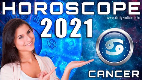 Cancer Horoscope 2021 Predictions Youtube