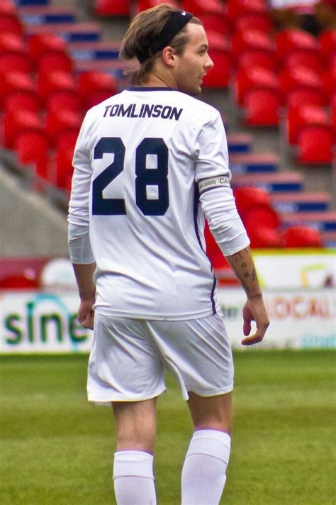 Louis Tomlinson Playing Soccer