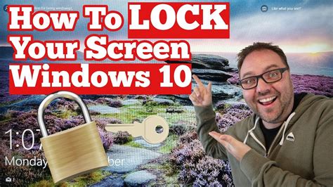 How To Lock Your Screen In Windows 10 3 Fast Methods Youtube