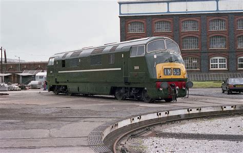 Class 42 D818 Glory At Swindon Works On 6th June 1981 Whilst Being