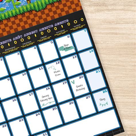 Official Sonic 2022 Wall Calendar 2022 Calendar 12 X 12 Square Wall