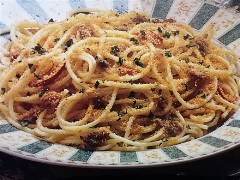 Spaghetti Con Acciughe E Mollica Ricette Bio Facili E Veloci Ricette Biologiche