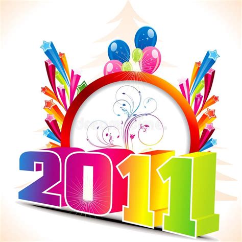 Happy New Year 2014 Stock Vector Illustration Of Silver 34996394