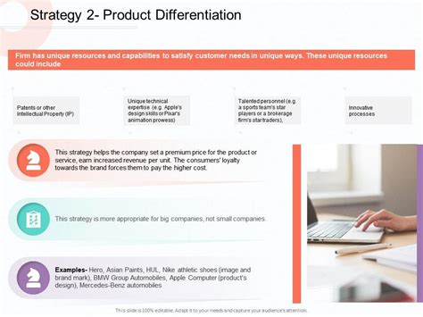 Strategy 2 Product Differentiation Talented M1829 Ppt Powerpoint